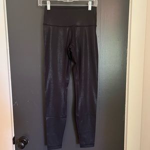 Lululemon Wunder Under High Rise special edition foil  leggings size 6 EUC